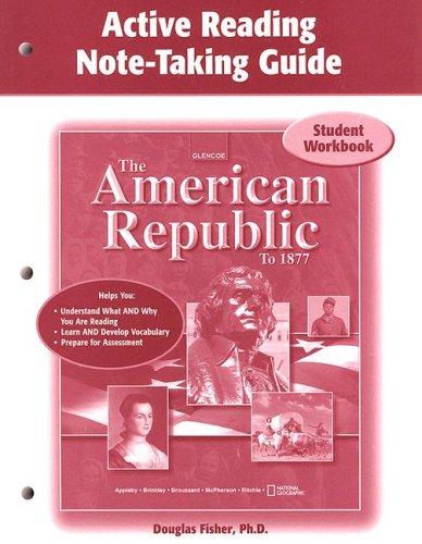 Cover for The American Republic to 1877, Active Note-Taking Guide, Student Edition