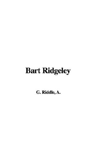 Cover for Bart Ridgeley