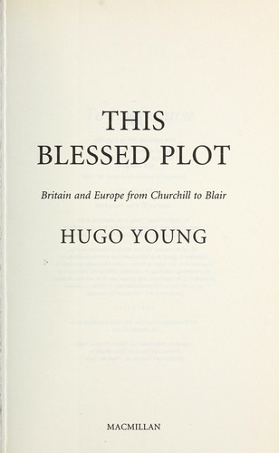 Cover for This blessed plot