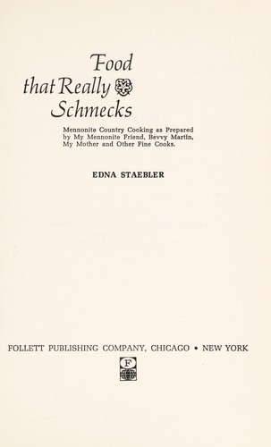 Cover for Food that really schmecks