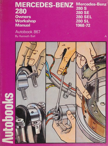 Cover for Mercedes-Benz 280, 1968-72, Autobook 867
