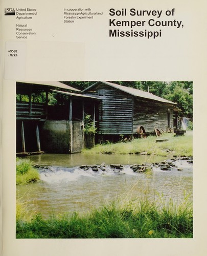 Cover for Soil survey of Kemper County, Mississippi