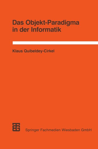Cover for Das Objekt-Paradigma in der Informatik
