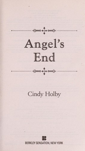 Cover for Angel's end