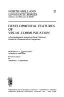 Cover for Developmental features of visual communication