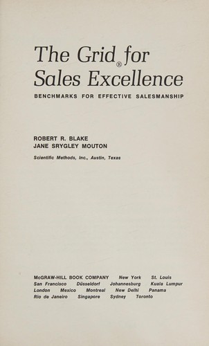 Cover for The grid for sales excellence