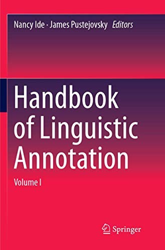 Cover for Handbook of Linguistic Annotation