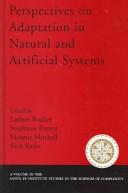 Cover for Perspectives on Adaptation in Natural and Artificial Systems (Proceedings Volume in the Santa Fe Institute Studies in the Sciences of Complexity.)