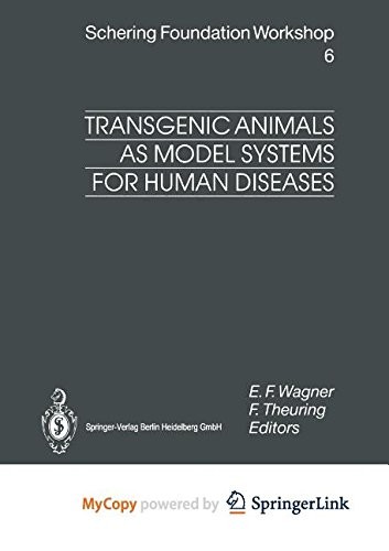 Cover for Transgenic Animals as Model Systems for Human Diseases
