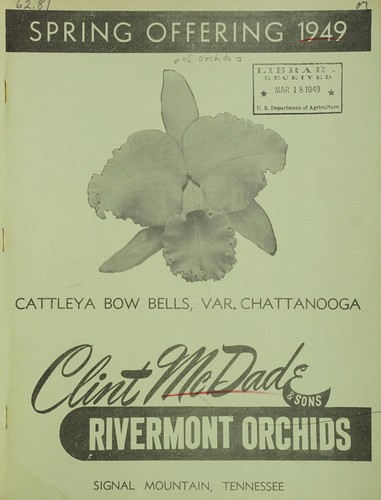 Cover for Spring offering 1949