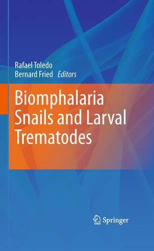 Cover for Biomphalaria snails and larval trematodes