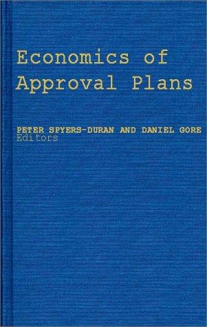 Cover for Economics of approval plans
