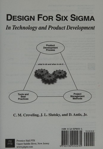 Cover for Design for Six Sigma