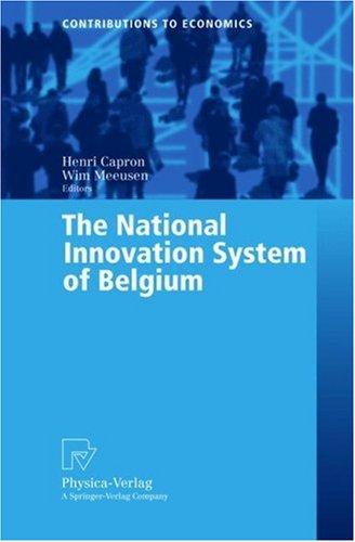 Cover for The National Innovation System of Belgium (Contributions to Economics)