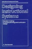 Cover for Designing Instructional Systems
