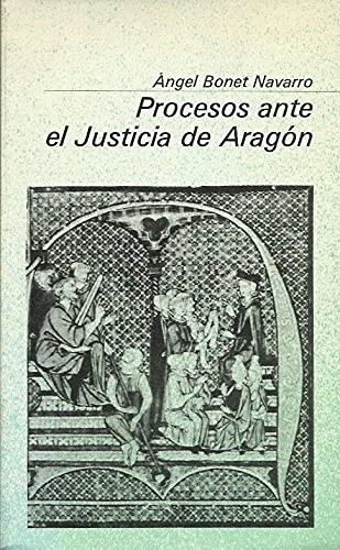 Cover for Procesos ante el justicia de Aragón