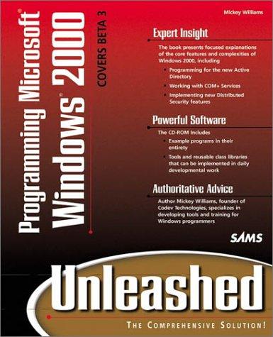 Cover for Programming Microsoft Windows 2000 Unleashed