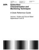 Cover for Subsurface Characterization And Monitoring Techniques A Desk Reference Guide