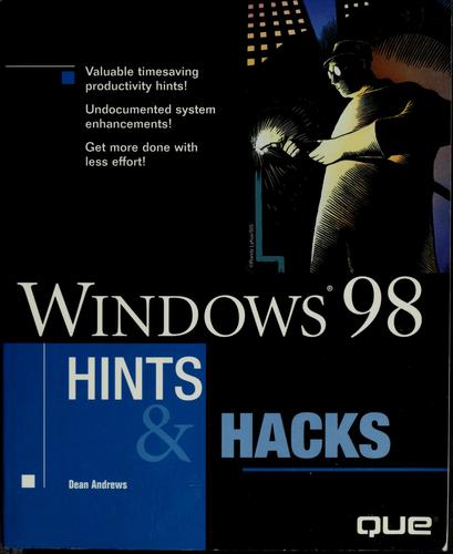 Cover for Windows 98 hints & hacks