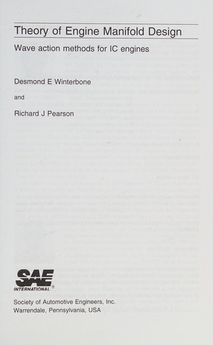 Cover for Theory of engine manifold design