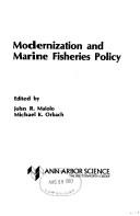 Cover for Modernization and marine fisheries policy