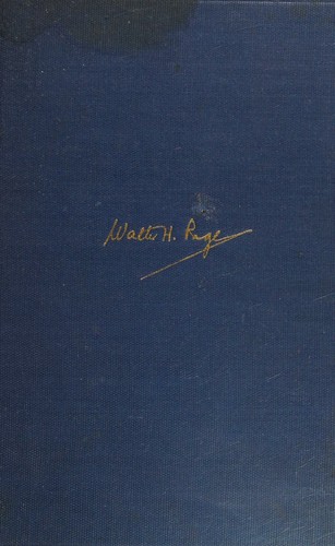 Cover for The Life and Letters of Walter H. Page