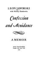 Cover for Confession and avoidance