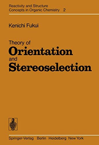 Cover for Theory of Orientation and Stereoselection