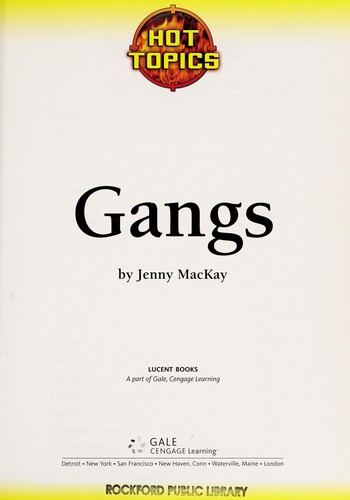 Cover for Gangs
