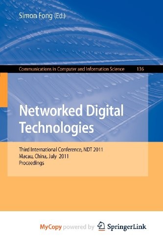 Cover for Networked Digital Technologies