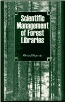 Cover for Scientific Managment of Forest Libraries