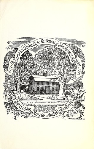 Cover for Bicentennial celebration, settlement of John Rutgers Marshall, 1771-1971