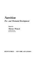Cover for Human nutrition