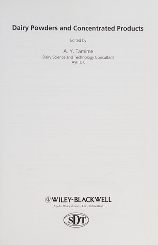 Cover for Dairy powders and concentrated milk products