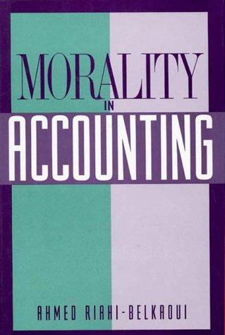 Cover for Morality in accounting