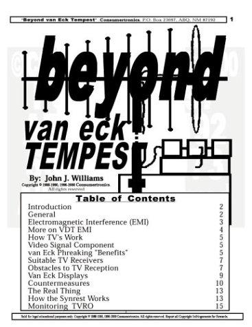 Cover for Beyond Van Eck Tempest