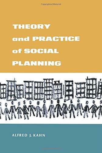 Cover for Theory and practice of social planning