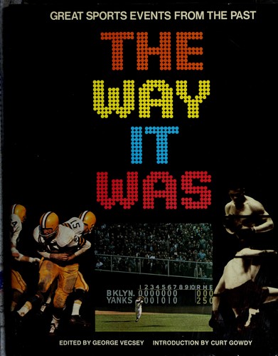 Cover for The way it was