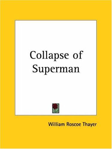 Cover for Collapse of Superman
