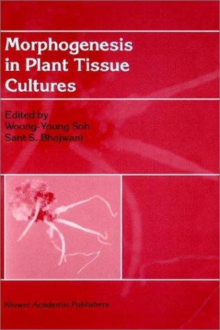 Cover for Morphogenesis in Plant Tissue Cultures