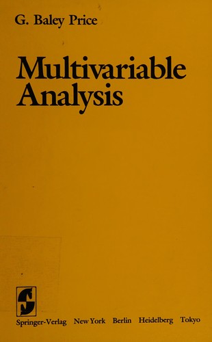 Cover for Multivariable analysis