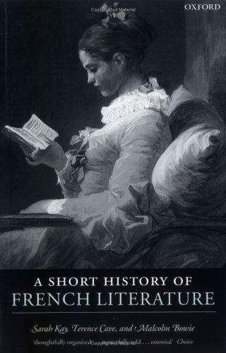 Cover for A Short History of French Literature