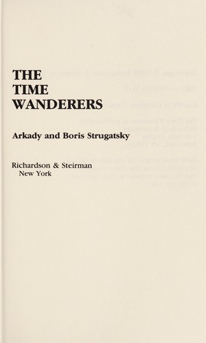 Cover for The time wanderers