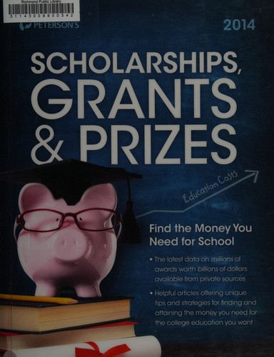 Cover for Peterson's scholarships, grants & prizes 2014