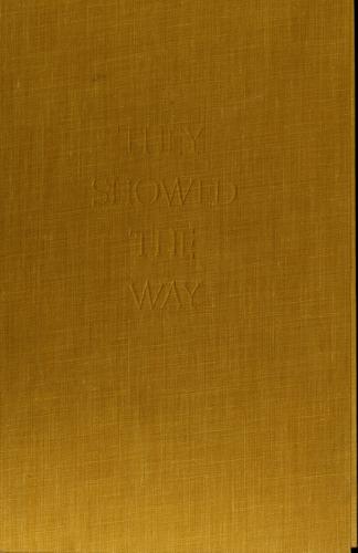 Cover for They showed the way