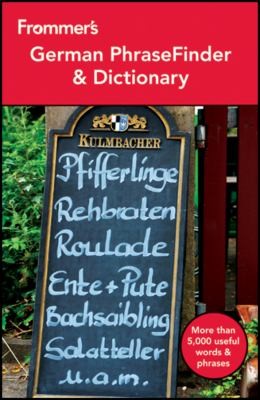 Cover for Frommers German Phrasefinder Dictionary