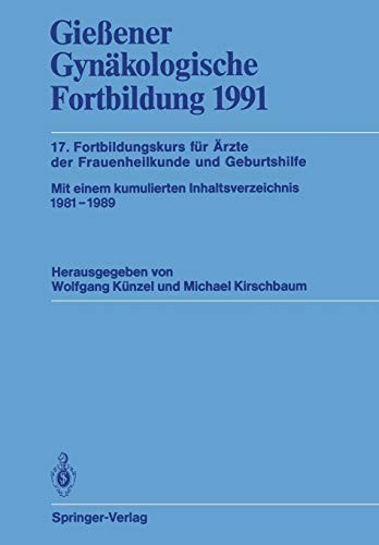 Cover for Gießener Gynäkologische Fortbildung 1991