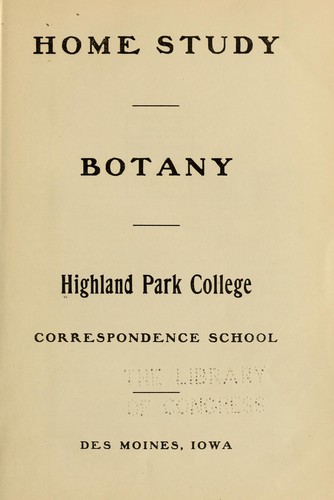 Cover for Home study