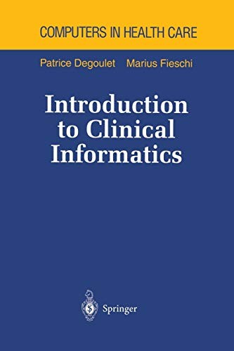 Cover for Introduction to Clinical Informatics