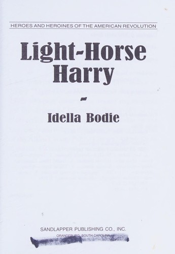 Cover for Light-Horse Harry